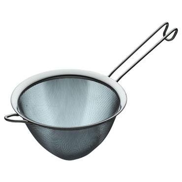 KitchenCraft Stainless Steel 18cm Fine Mesh Conical Sieve