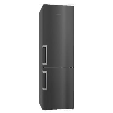 Miele 60CM Freestanding Fridge Freezer Black Steel