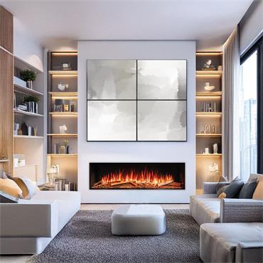 Ellere Vista Built In Electric Fire 1300mm
