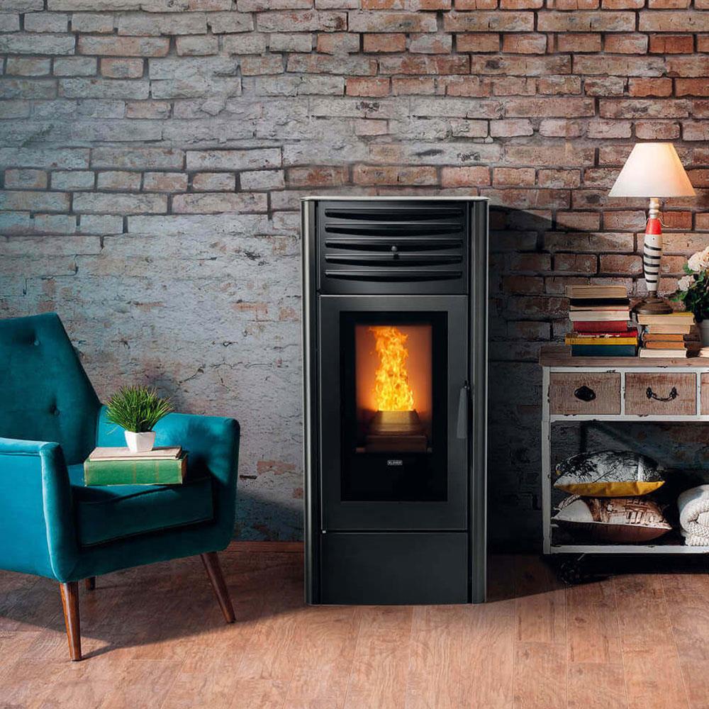 Klover Air Dea Eco 6 5.6kw Pellet Stove (optional Wifi Kit) Stakelums