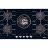 Miele Gas Hob 5 Rings 80cm Centre Ring Wok Burner