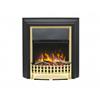 Kingsley Inset Optiflame Electric Fire Brass 2kw