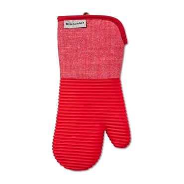 Silicone Oven Glove Red