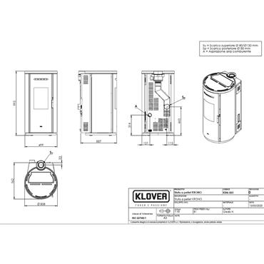 Klover Krono Pellet Stove 8kw