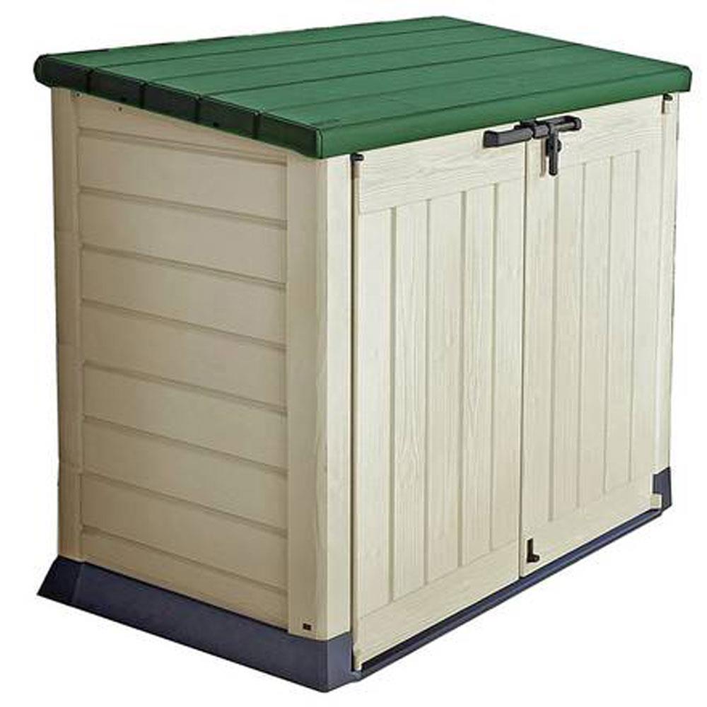 Keter Store It Out Max Garden Box Green Lid 845L Stakelums Home