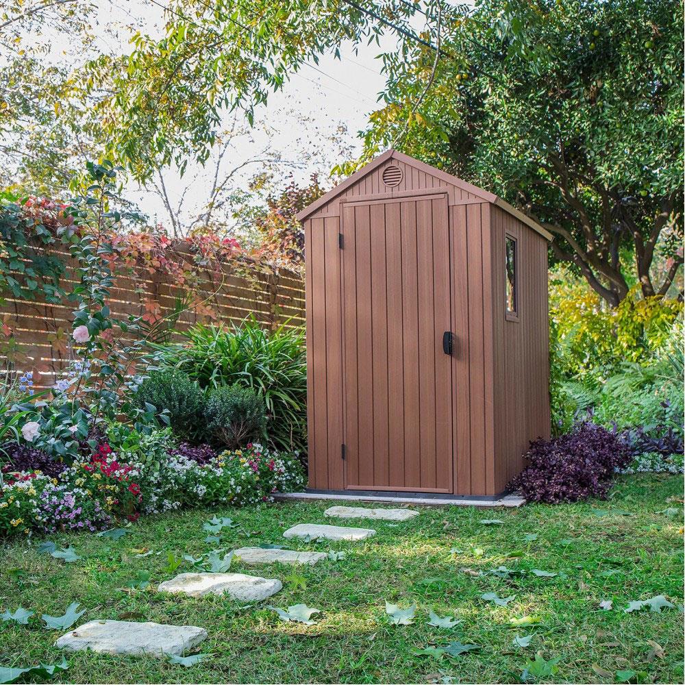 Keter Darwin Wood Look Garden Shed Stakelums Home & Hardware