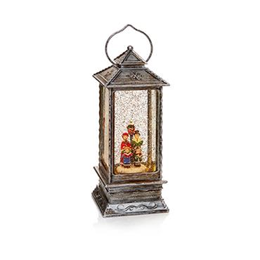 Premier Oblong Christmas Carol Lantern Water Spinner