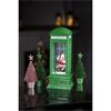 Green Telephone Santa Water Spinner 27cm