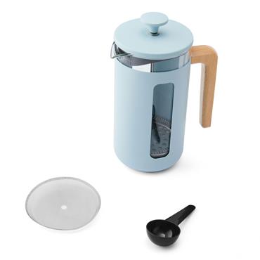 Pisa 8 Cup Cafetiere Sky Blue