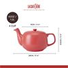 La Cafetiere Classic Teapot Red 1.2l