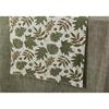 Walton & Co Leaf Runner 40 x 180cm.   Lined Cotton with beading embellishment