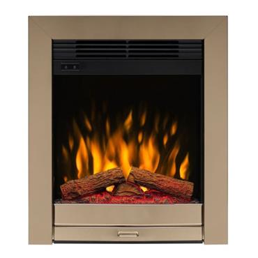 Dimplex Luna Optiflame Inset 16" Electric Fire Neo Gold