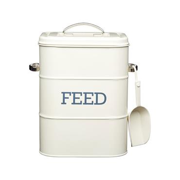 Living Nostalgia Feed Tin With Scoop