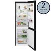 Electrolux Fridge Freezer Black 301l 595mm