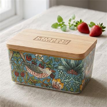Strawberry Thief Butter Dish
