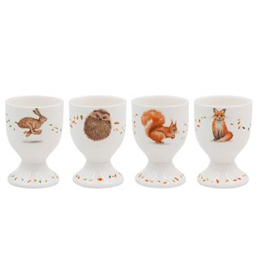 Wildlife Egg Cup Set Of 4