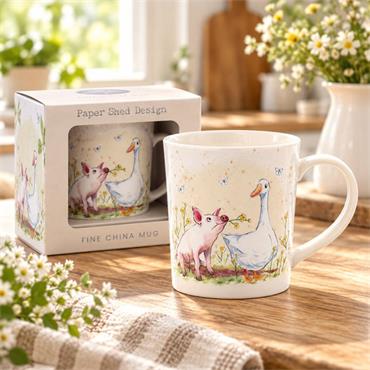 Pig And Duck Mug