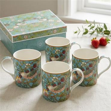 Strawberry Thief Mug Set Of 4