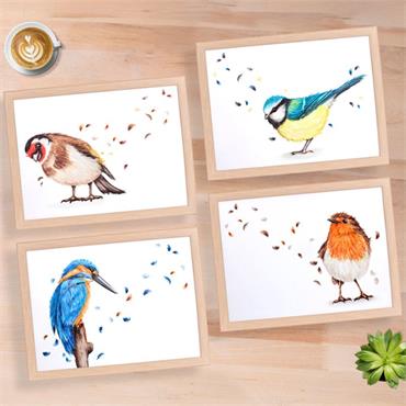 Wild Birds Laptray Assorted