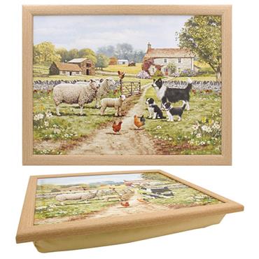 Collie And Sheep Laptray