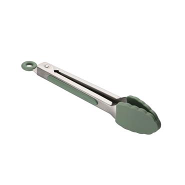 Silicone Mini Tongs 17Cm Sage