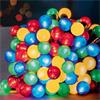 100 Multiaction Pearl Berry Lights Multi Colour