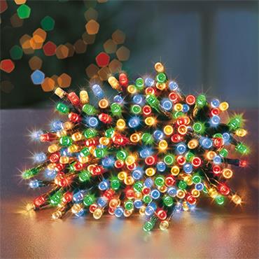 200 Multiaction Led Supabrights With Timer Multi Colour