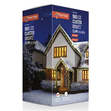 Premier 960 Multiaction Led Clusters With Timer Warm White