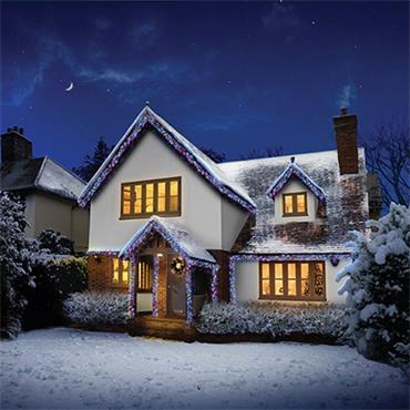 Premier 2000 Multiaction Led Cluster Lights With Timer Multi Colour