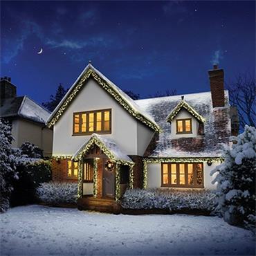 2000 LED Cluster Lights Warm White