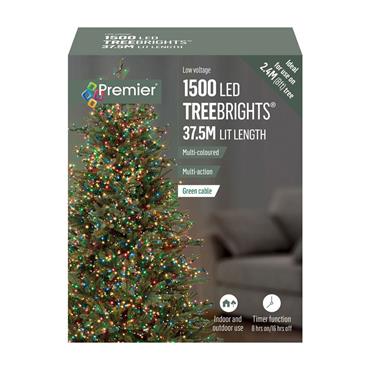 Premier 1500 Led Multi Action Treebrights With Timer Multi Colour
