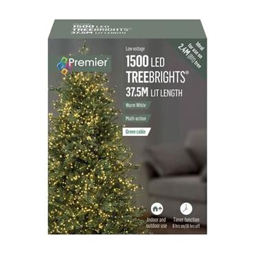Premier 1500 Led Multi Action Treebrights With Timer Warm White