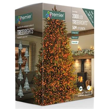 Premier 2000 Multiaction Led Treebrights With Timer Vintage Gold