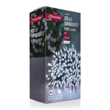 Premier 120 Led Multi Action Supabrights With Timer White