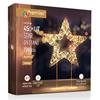 Premier Twinkling Rose Gold Table Top Star 45cm