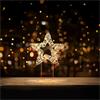 Premier Twinkling Rose Gold Table Top Star 45cm