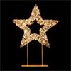 Premier Twinkling Rose Gold Table Top Star 45cm