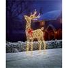 Premier Golden Twist Tall Standing Reindeer 300 Warm White Led 1.3m