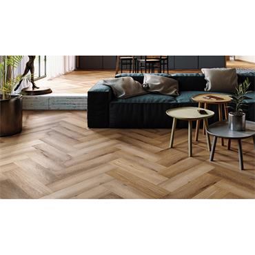 Amaron Wood Herringbone Georgetown Oak (Per Pack)