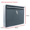Burg Wachter Post Box Swale Anthracite