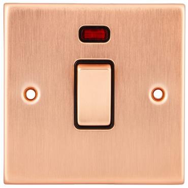 Cesco Copper 20a Double Pole Switch With Neon