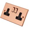 Cesco Copper 2 Gang 13a Socket