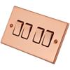 Cesco Copper 4 Gang 2 Way Switch