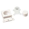 Click MiniGrid Polar White Dimmer Module Mounting Kit