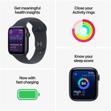Apple Se 3 Smartwatch Sport Band Midnight 44mm M/l