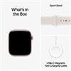 Apple Watch Series 11 Gps 42mm Rose Gold Aluminum Sport Band Light Blush M/l