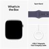 Apple Watch Series 11 Gps 46mm Silver Aluminum Sport Band Purple Fog M/l