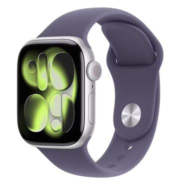 Apple Watch S11 46mm Silver Purple Sport Band M/l
