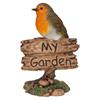 Vivid Arts My Garden Sign Robin Ornament