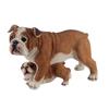 Lemonfield Bulldog And Puppy Ornament